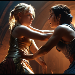 **

Lilya, Regulus, team fighting, dramatic lighting, Reverse: 1999 style.

**