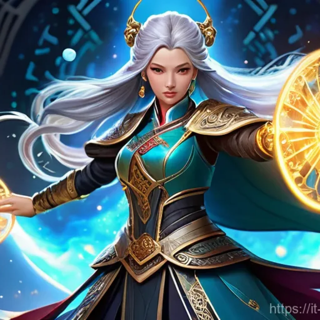 리버스 1999 메타 최적의 클래스 - **A Dynamic Duo in Arcane Battle**
    A powerful female Arcanist, resembling Lilya, with long, dyna...