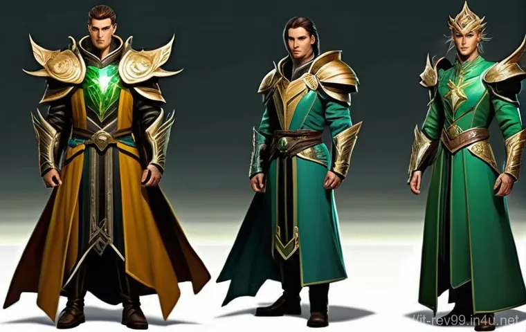 리버스 1999 속성별 덱 구성법 - **"Elemental Harmony: Strategic Team Composition"**
    "A team of three distinct fantasy characters...