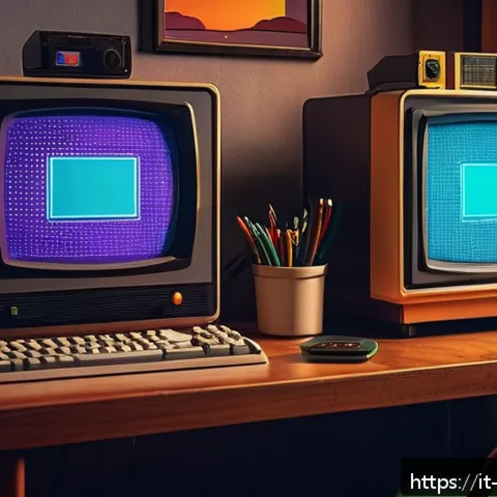 리버스 1999 메타 변화와 예측 - A vibrant 1990s-style digital chat room scene with pixel art avatars interacting, featuring retro co...