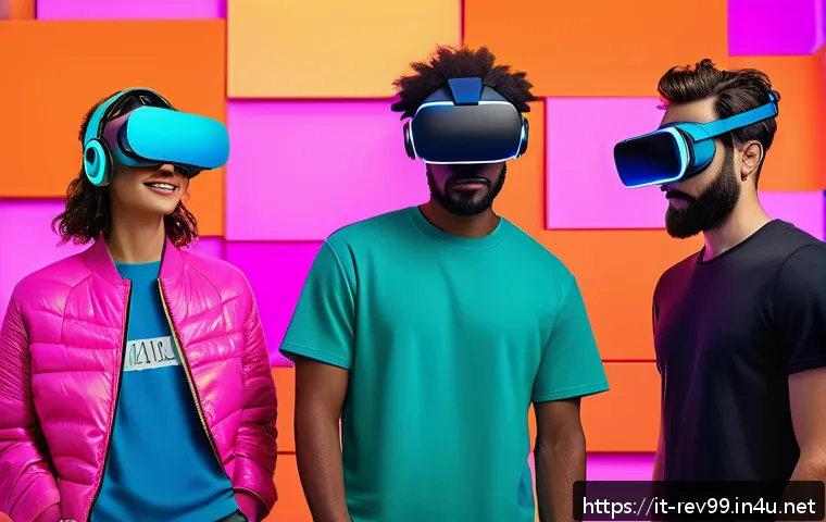 리버스 1999 팬덤의 영향력 - A vibrant digital fan community gathering in a futuristic virtual space, featuring diverse people we...