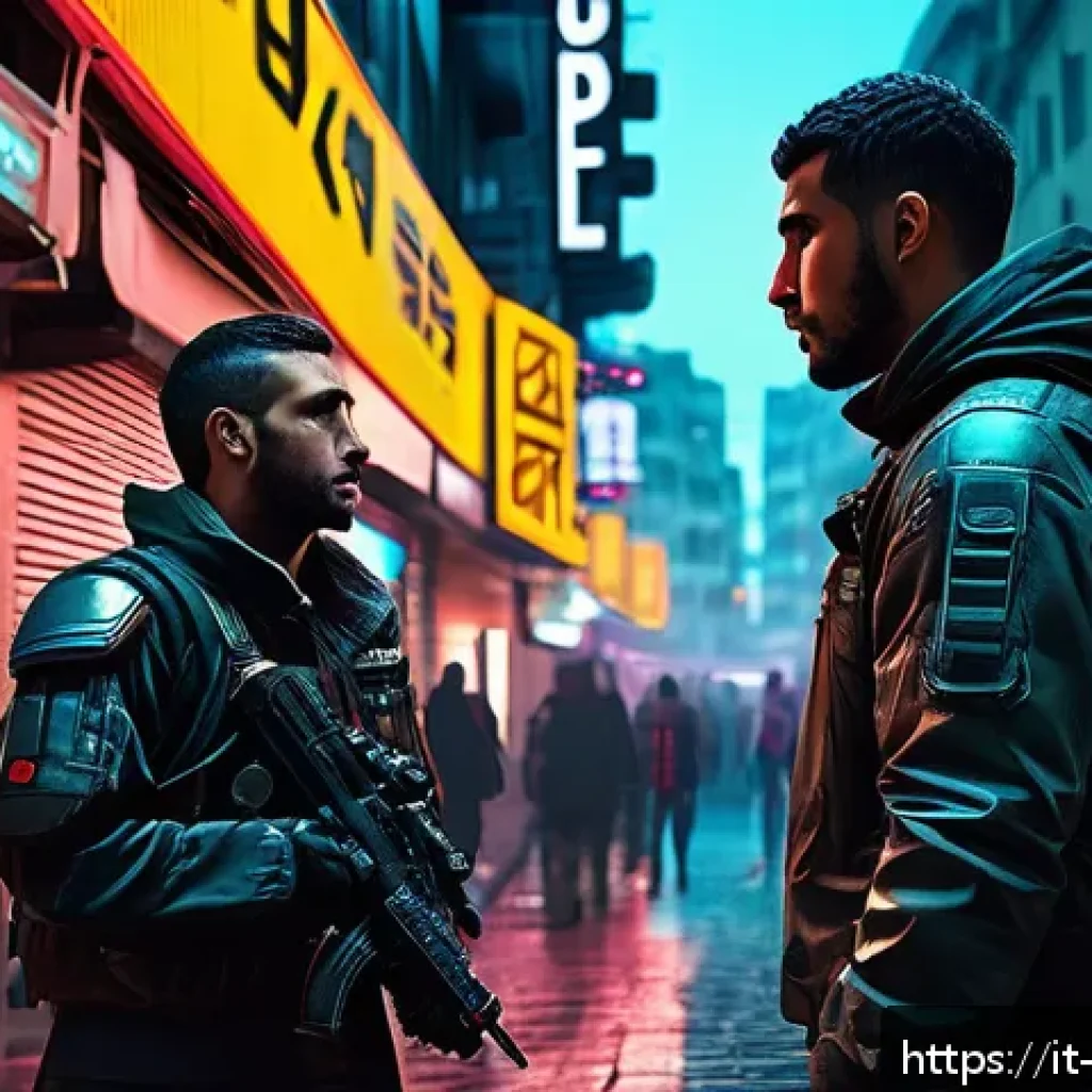 리버스 1999 차기 업데이트 예상 - A futuristic urban night scene showcasing highly detailed textures and atmospheric lighting with dee...