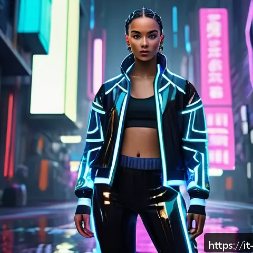 리버스 1999 게임 내 코스튬 이벤트 - A vibrant digital avatar in a futuristic cyberpunk style, wearing colorful, eccentric virtual clothi...