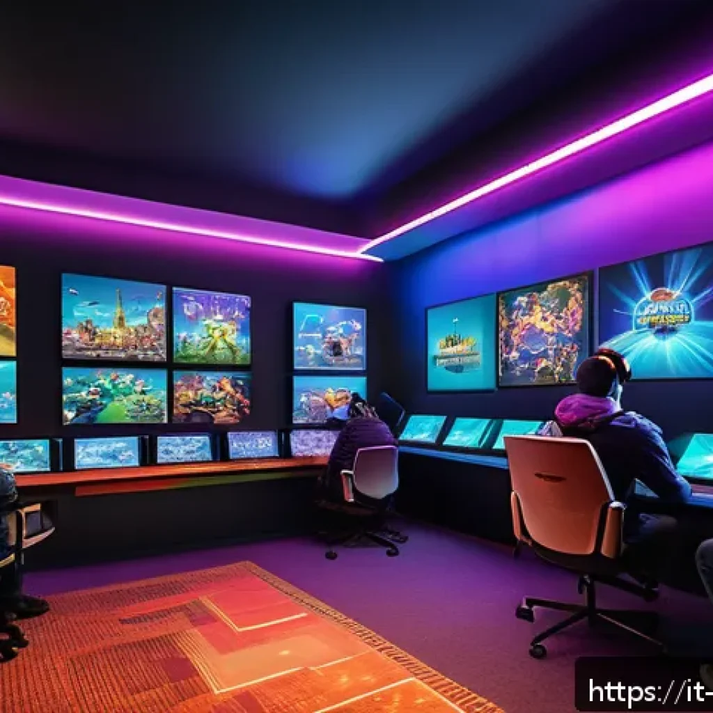 리버스 1999 무료 다이아 획득법 - A vibrant digital art scene depicting a diverse group of enthusiastic gamers participating in a seas...