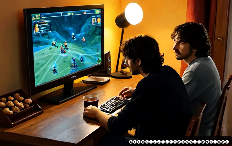 Home 30 리버스 1999 협동 플레이 전략 - Photorealistic cooperative gaming scene in a cozy Italian apartment, two adult friends seated at a w...